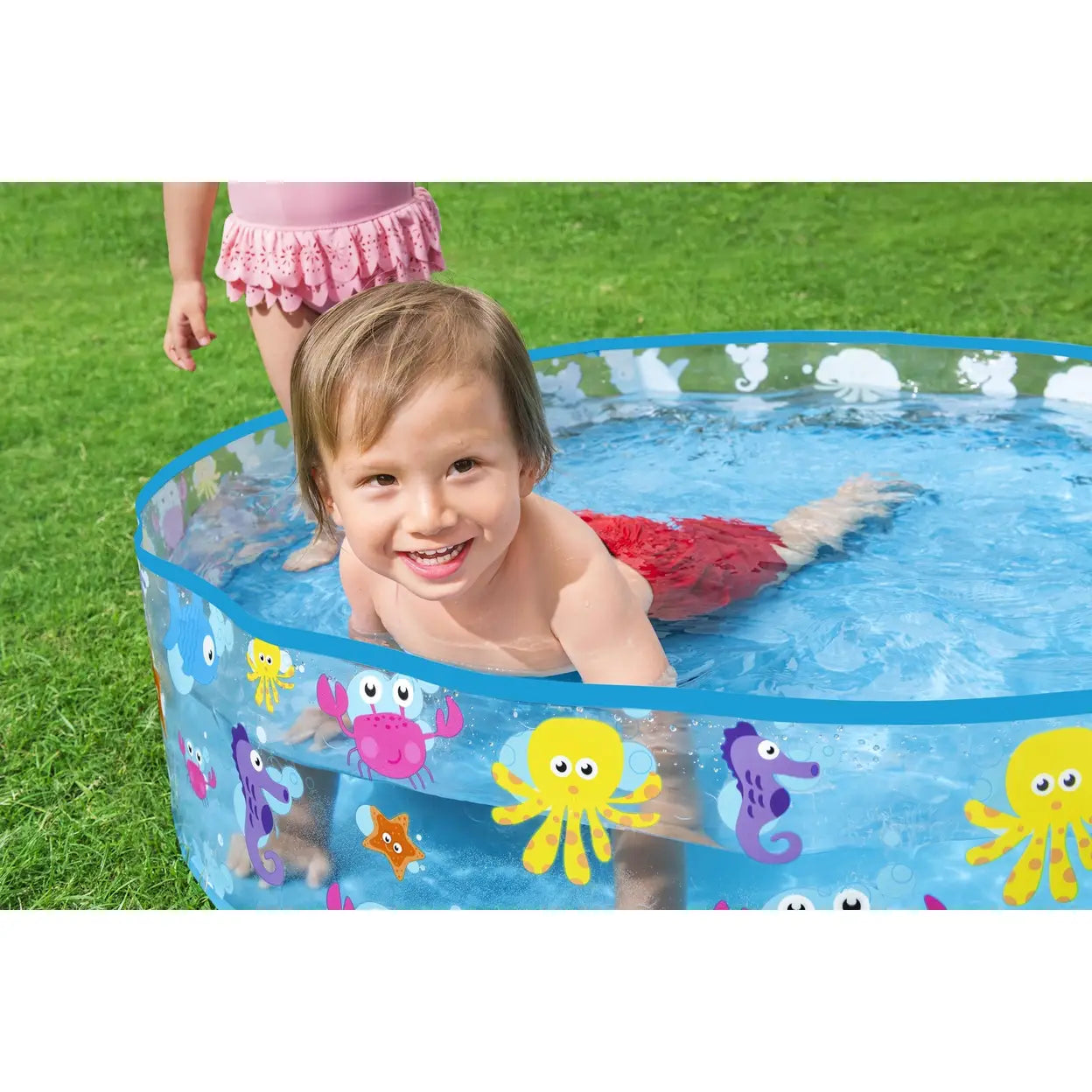 Bestway Fill 'N' Fun Play Pool 48" x 10" (1.22m x 25cm) | Kids Garden Paddling Pool | Outdoor Summer Splash Pool | Fast UK Delivery