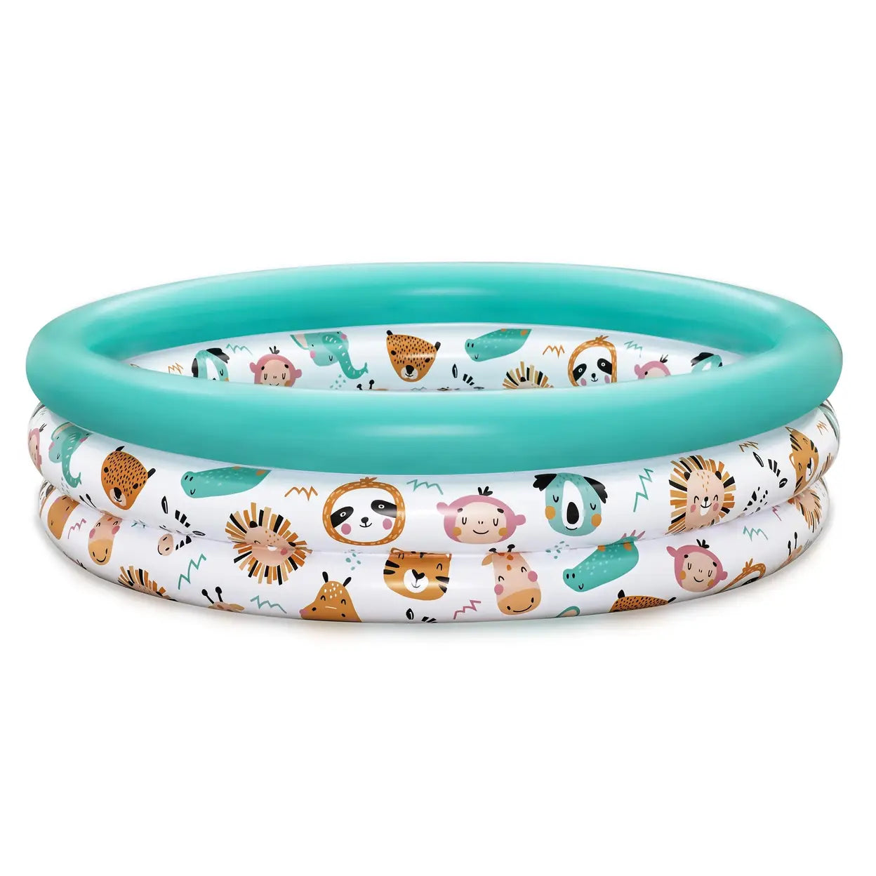 Bestway Safari Pals Kiddie Pool 40" x 10" (1.02m x 25cm) | Inflatable Kids Paddling Pool | Garden Baby Swimming Pool | Fast UK Delivery