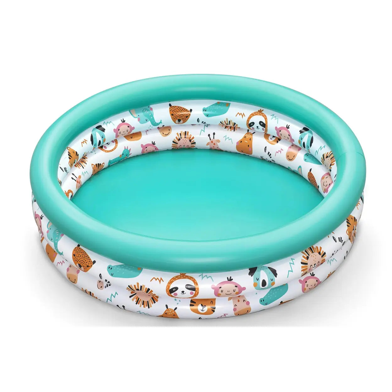 Bestway Safari Pals Kiddie Pool 40" x 10" (1.02m x 25cm) | Inflatable Kids Paddling Pool | Garden Baby Swimming Pool | Fast UK Delivery