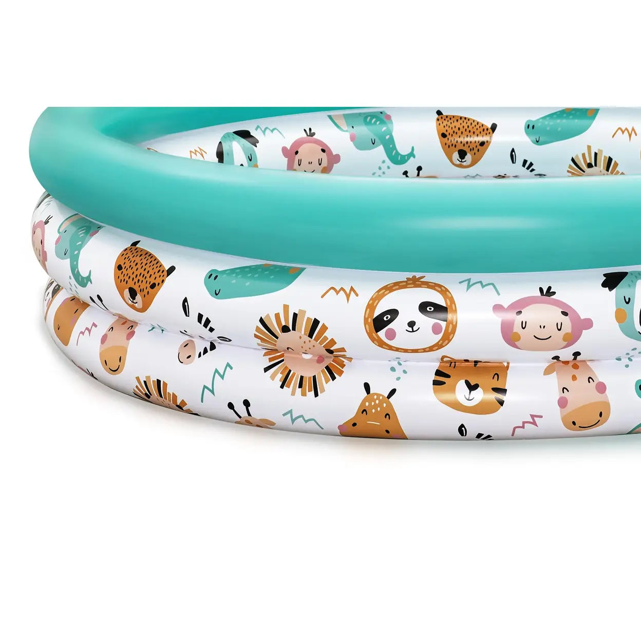 Bestway Safari Pals Kiddie Pool 40" x 10" (1.02m x 25cm) | Inflatable Kids Paddling Pool | Garden Baby Swimming Pool | Fast UK Delivery