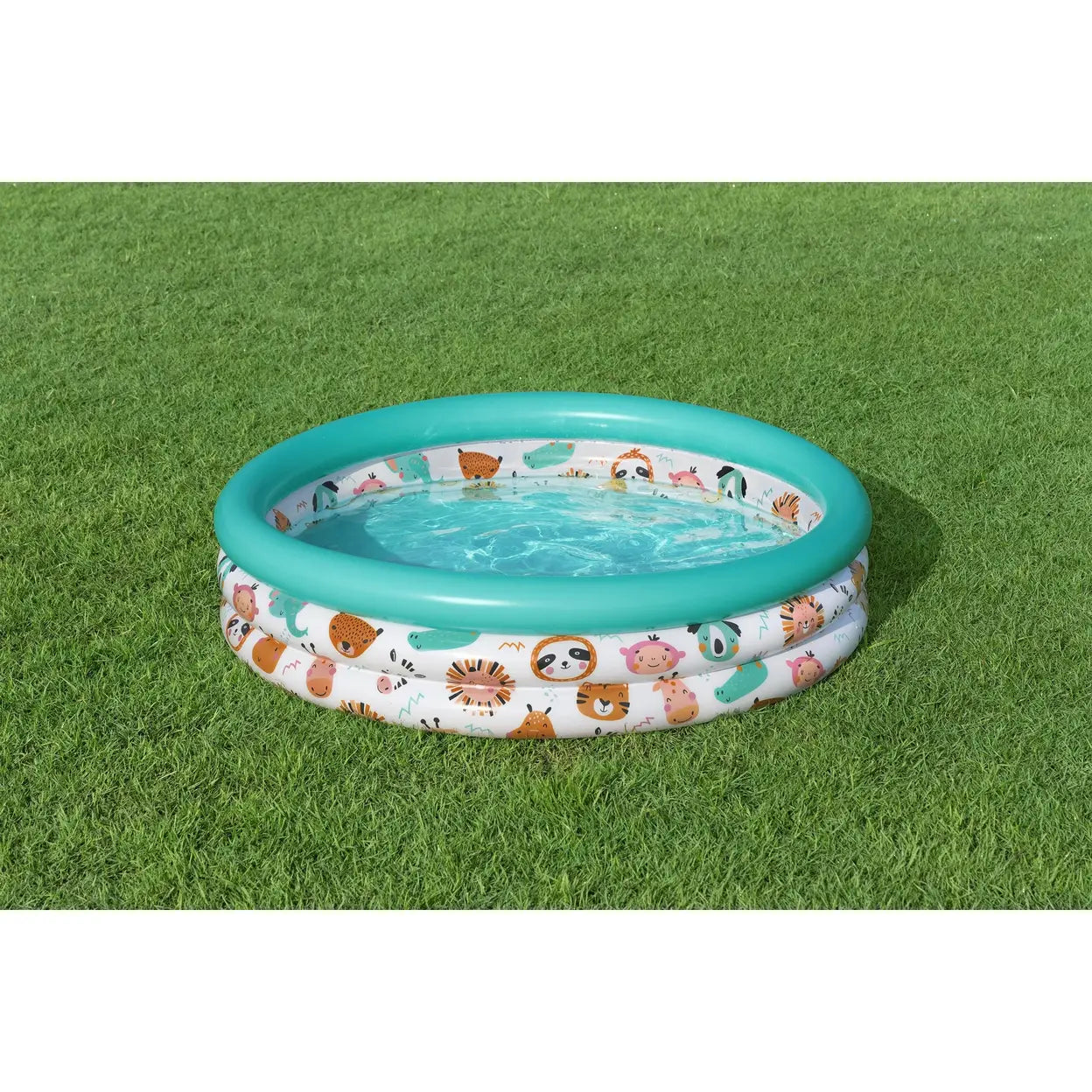 Bestway Safari Pals Kiddie Pool 40" x 10" (1.02m x 25cm) | Inflatable Kids Paddling Pool | Garden Baby Swimming Pool | Fast UK Delivery