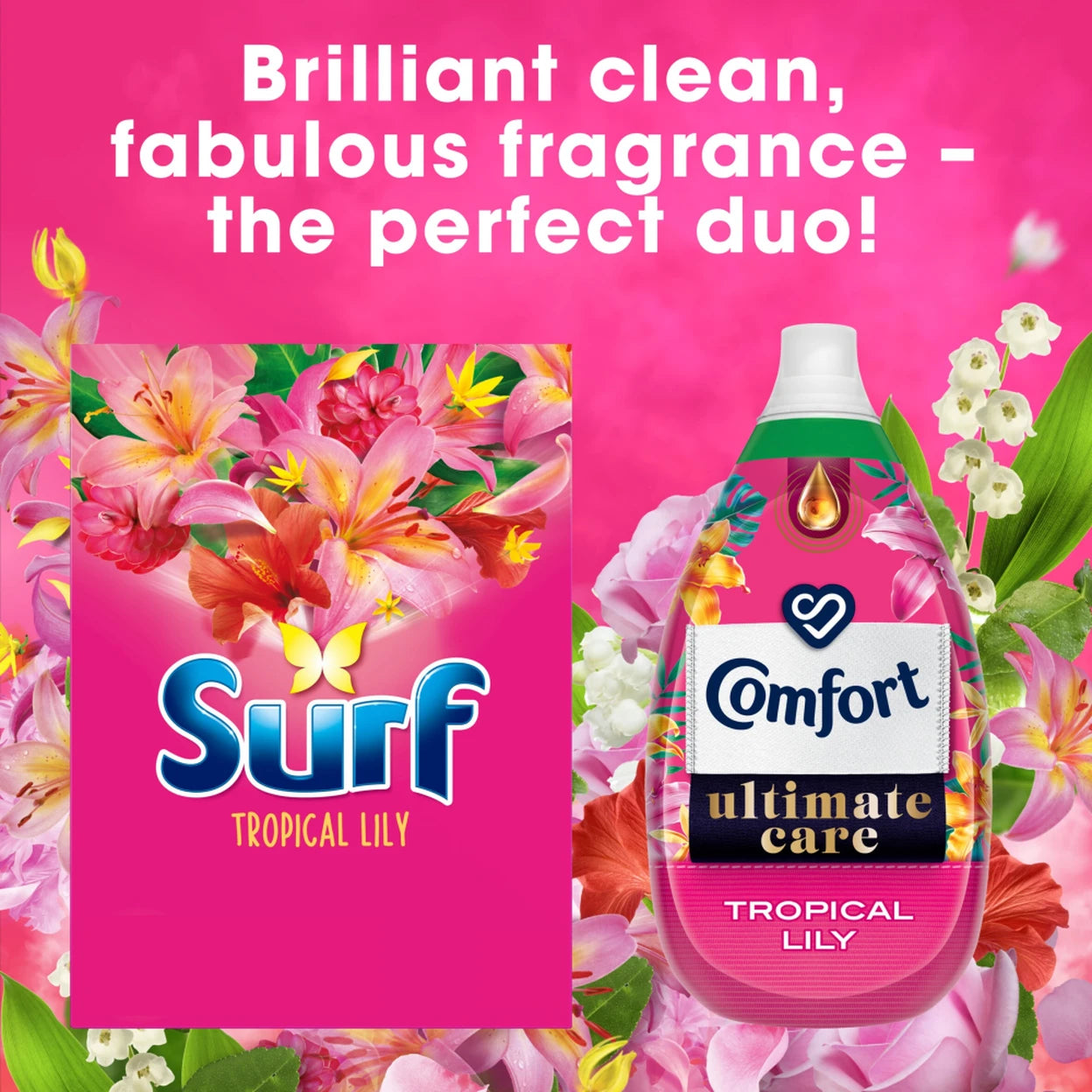 Surf Tropical Lily Washing Powder 4 x 125 Washes (500 Total Washes) 6.25kg XXL Mega Pack Laundry Detergent UK Seller Fast DPD Delivery