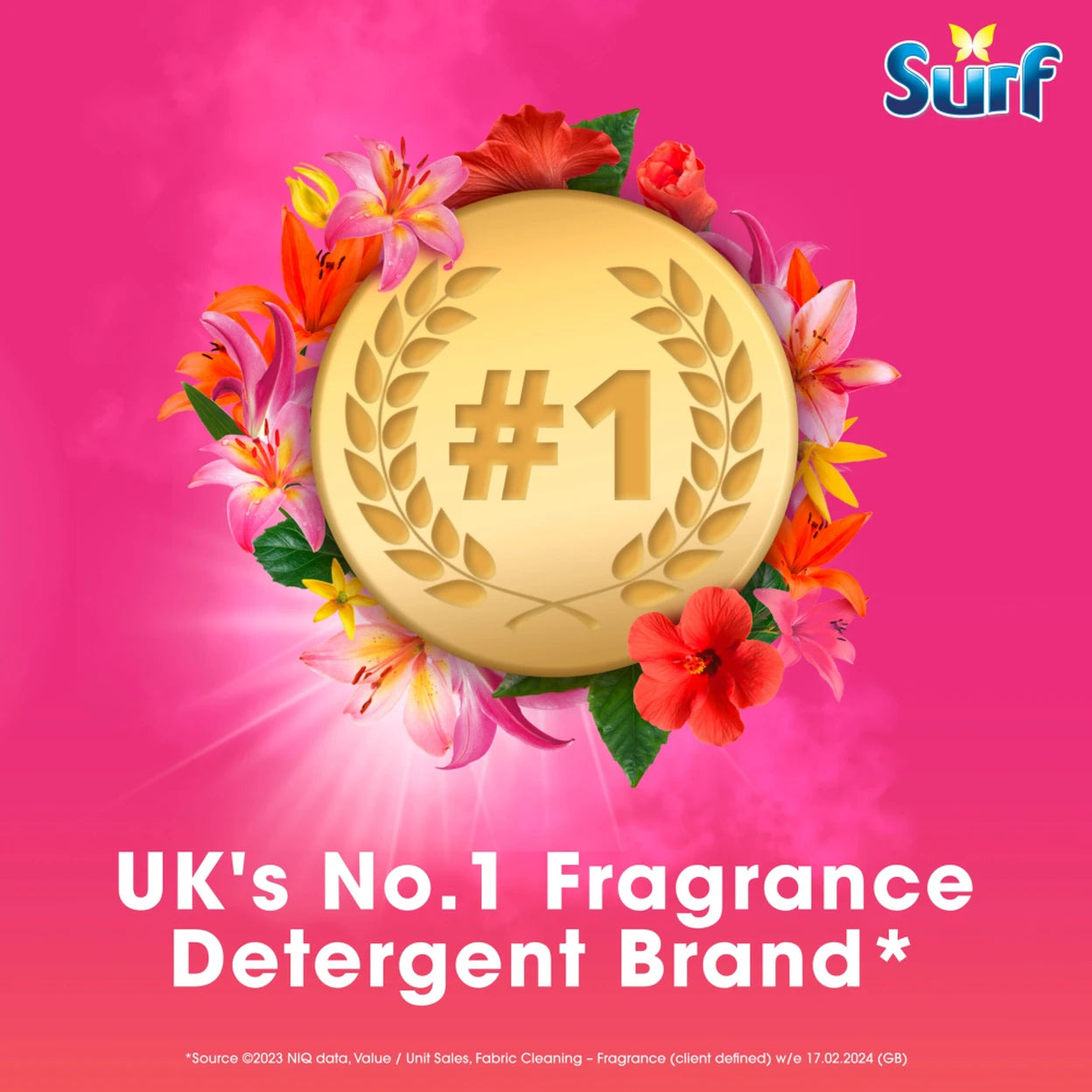 Surf Tropical Lily Washing Powder 4 x 125 Washes (500 Total Washes) 6.25kg XXL Mega Pack Laundry Detergent UK Seller Fast DPD Delivery