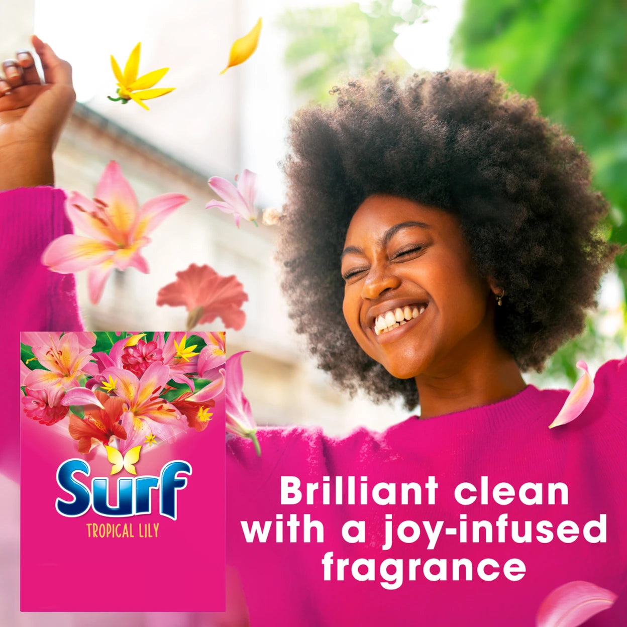 Surf Tropical Lily Washing Powder 4 x 125 Washes (500 Total Washes) 6.25kg XXL Mega Pack Laundry Detergent UK Seller Fast DPD Delivery