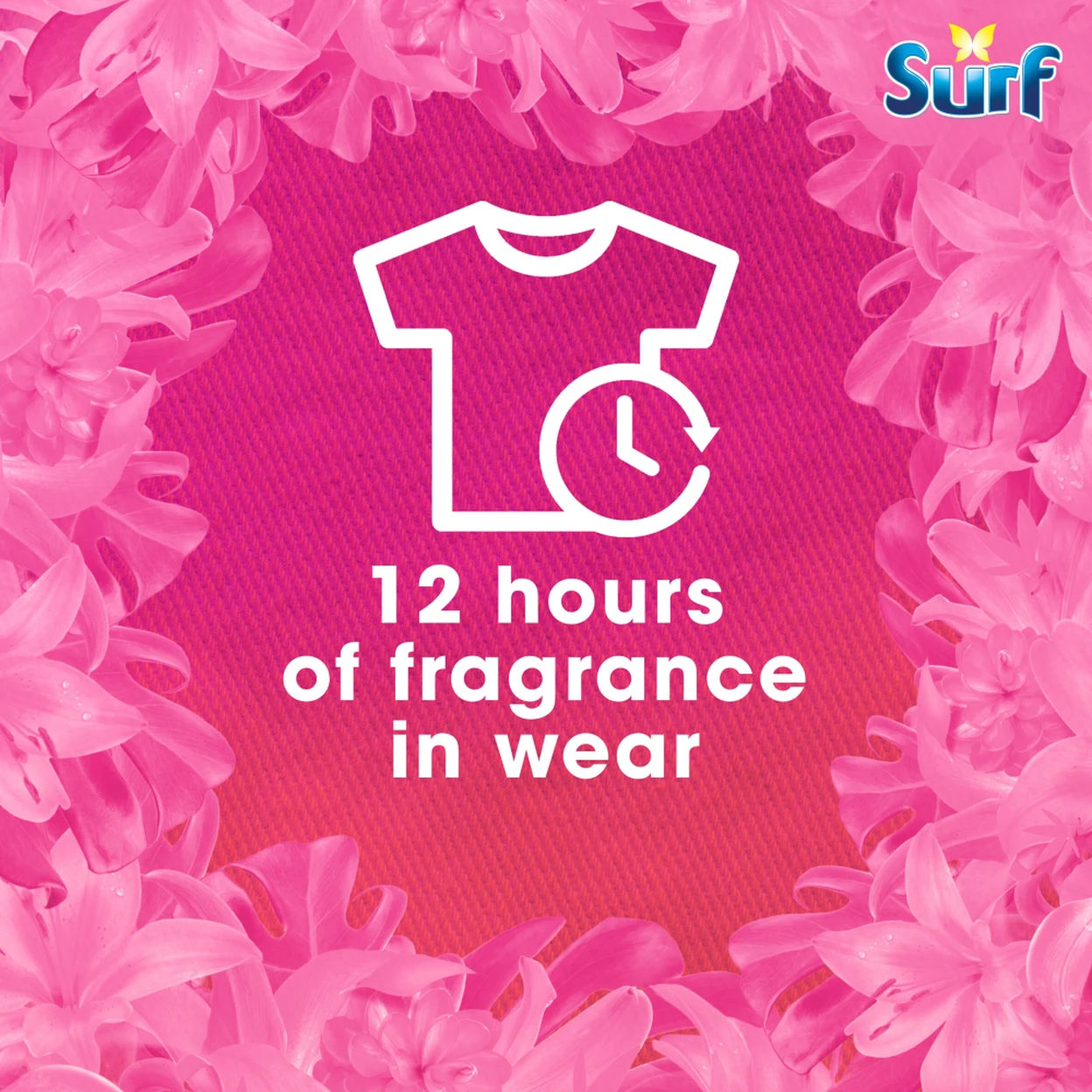 Surf Tropical Lily Washing Powder 4 x 125 Washes (500 Total Washes) 6.25kg XXL Mega Pack Laundry Detergent UK Seller Fast DPD Delivery