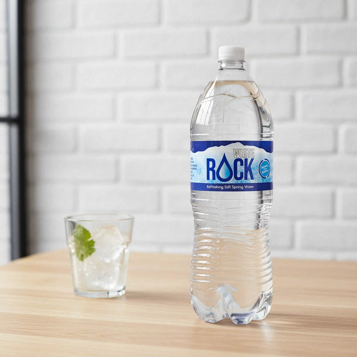 White Rock Still Spring Water 24 x 2L Bottles | Total 48 Litres | Natural Drinking Water | UK Seller Fast Delivery