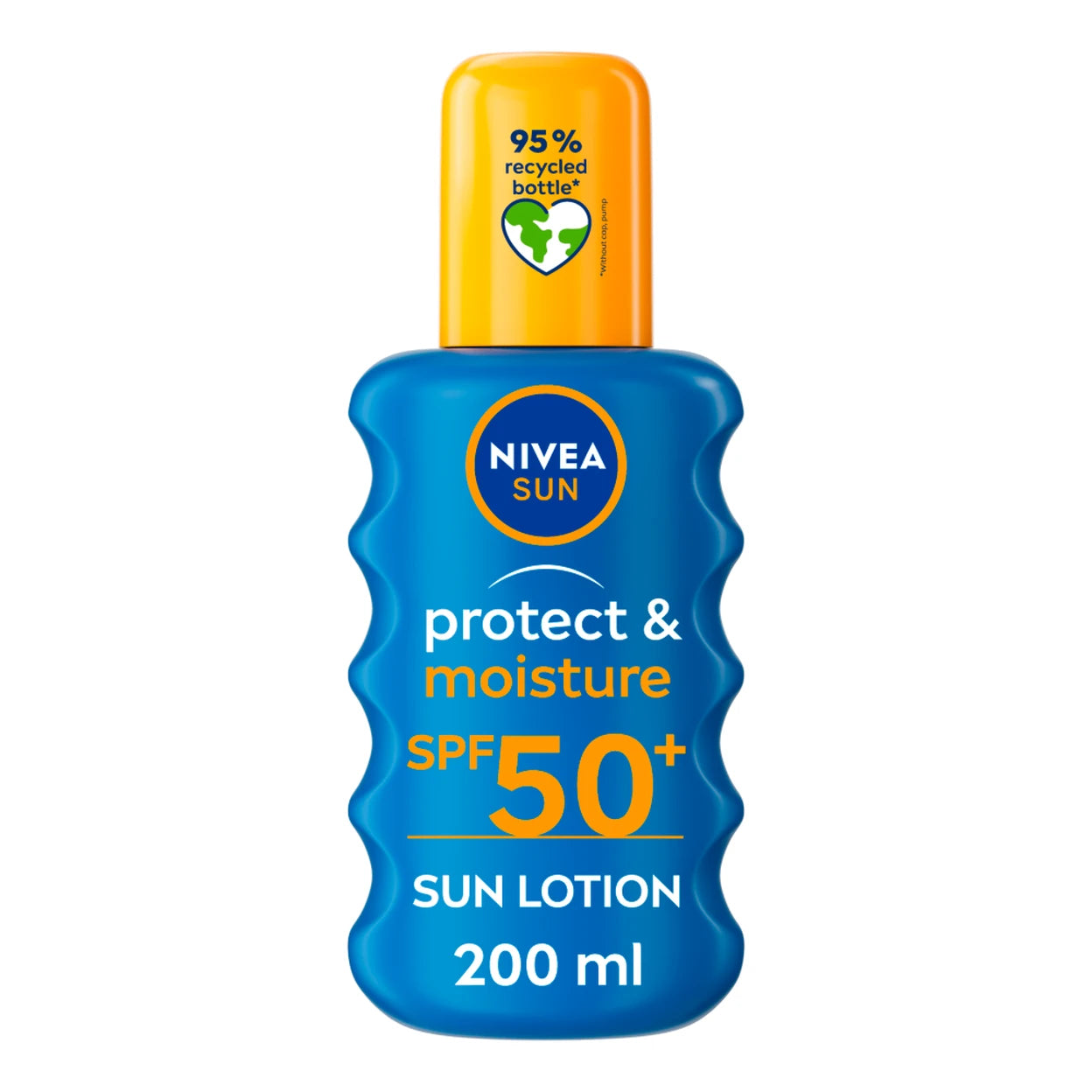 NIVEA Sun Protect & Moisture SPF 50+ Sunscreen Lotion 200ml (Pack of 3) | Bulk Deal