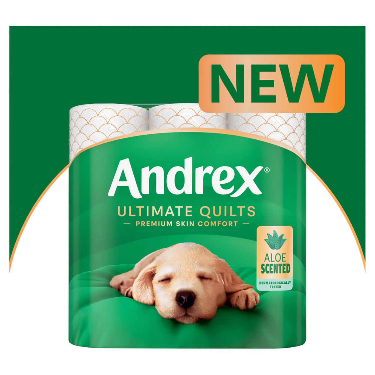 Andrex Ultimate Quilts Aloe Scented Toilet Tissue 3 Ply 36 Rolls (4 x 9 Rolls) Premium Soft Toilet Paper | Fast UK Delivery